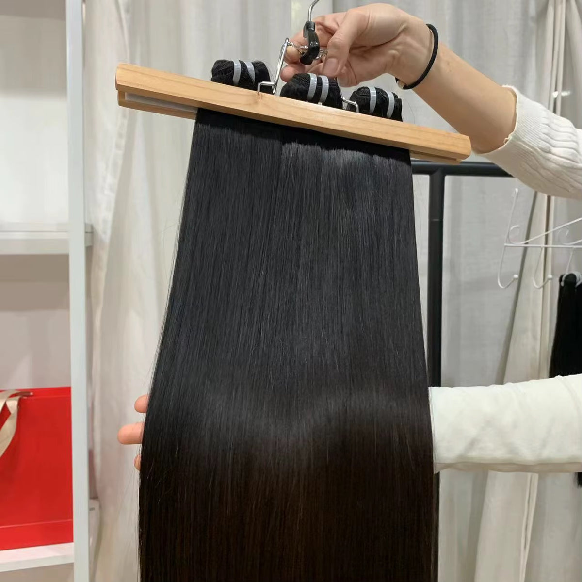 Machine Weft Straight